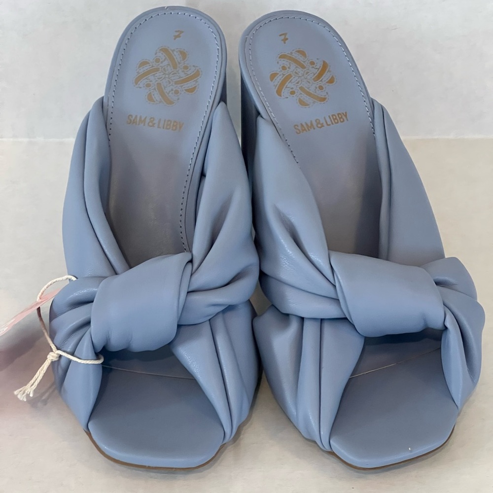 Sam & Libby womens slip on sandals